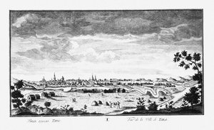 Näkymä Taralle, noin 1735