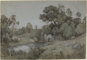 Egerian luola tekijältä Johann Wilhelm Schirmer