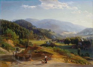 Maisema takomalla. 1855/56