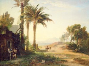 Miehen lähtö Jerikoon (aamu) n. 1856