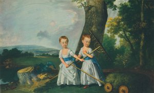 Lasten mekko: The Blunt Boys, n. 1767, 1948. tekijältä Johan Joseph Zoffany