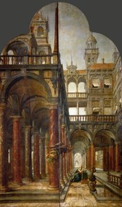 Ilmoitus - Hans von Aachen (1552-1615). Öljy puulle