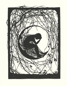 Johanna Beckmannin siluetti (litografia)