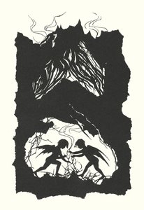 Johanna Beckmannin siluetti (litografia) tekijältä Johanna Beckmann