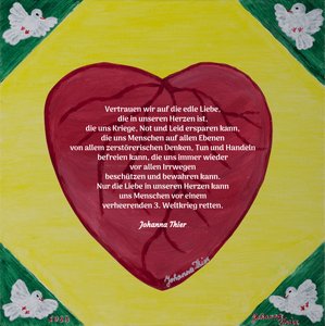 Rosental Peace Message for World Peace - versio 2 tekijältä Johanna Thier