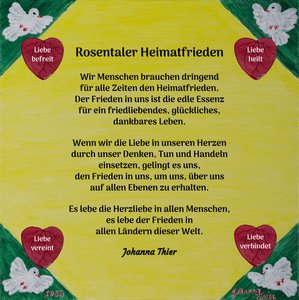 Rosentalin kotimaan rauha tekijältä Johanna Thier