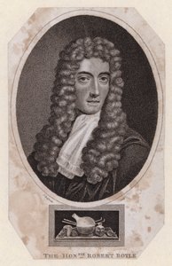 Robert Boyle, anglo-irlantilainen luonnonfilosofi ja kemisti (kaiverrus) tekijältä Johannes (after) Kerseboom