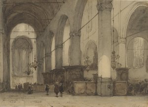 Kerkinterieur tekijältä Johannes Bosboom