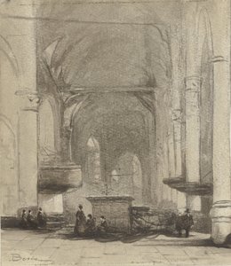 Kerkinterieur tekijältä Johannes Bosboom
