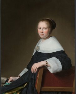 Maria van Strijpin muotokuva Maria van Strijp (1627-1707), Eduard Wallisin vaimo