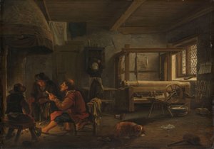 Weaverin työpaja tekijältä Johannes Dircksz. van Oudenrogge