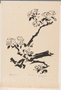 Appelbloesem (alkuperäinen nimi esineessä) tekijältä Johannes Frederik Engelbert ten Klooster (signed by artist)