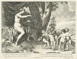 Venus tanssiva putti