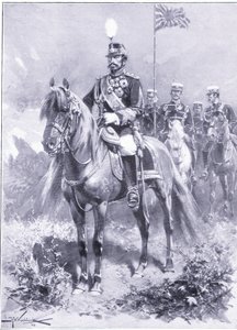Hänen keisarillinen majesteettinsa: Japanin keisari, kuva Cassellsin Venäjän ja Japanin sodan historiasta, osa 1, n. 1900 tekijältä Johannes Hermann Barend Koekkoek