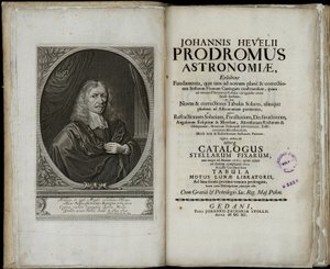 Johannes Hevelius, tähtitieteen Prodromus, 1690