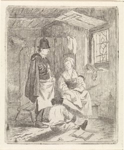 Perhe sisätiloissa tekijältä Johannes Janson (possibly)