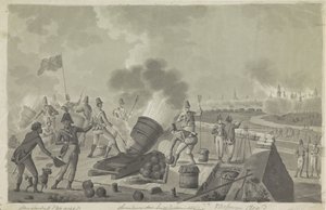Britit pommittivat Vlissingeniä 1809 tekijältä Johannes Jelgerhuis (possibly)