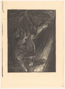 Langennut enkeli istuu kivellä tekijältä Johannes Josephus Aarts