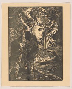 Macbeth ja Banquo tapaavat kolme noitaa tekijältä Johannes Josephus Aarts