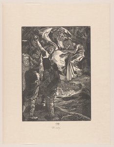Macbeth ja Banquo tapaavat kolme noitaa tekijältä Johannes Josephus Aarts