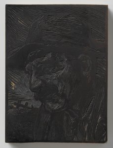 Miesten pää vasemmalle tekijältä Johannes Josephus Aarts
