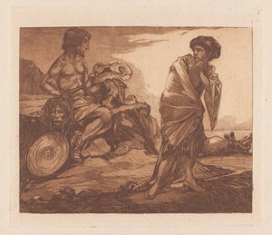 Perseus Medusan pään kanssa tekijältä Johannes Josephus Aarts