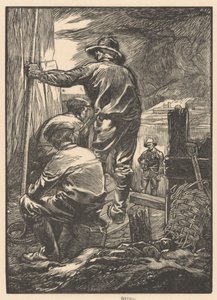 Neljä työntekijää veden äärellä tekijältä Johannes Josephus Aarts