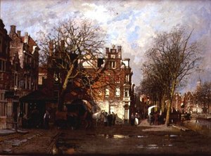 Capriccio Näkymä kaupunkiin tekijältä Johannes Karel Christian Klinkenberg