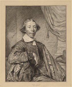 Istuvan miehen muotokuva, 1771. tekijältä Johannes Kornlein