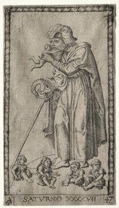 Saturnus, 1547. tekijältä Johannes Ladenspelder