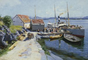Lauttalaituri Länsi-Norjassa