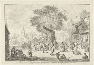 Maanviljelijämessut kylässä, n. 1750 Farmer