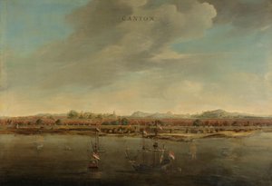 Näkymä kantonista Kiinassa Näkymä kantoniin, Kiinaan tekijältä Johannes Vinckboons (attributed to)