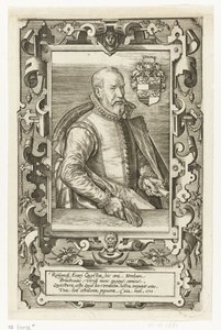 Muotokuva Jan van Brouckhovenista, Reininmaan taloudenhoitajasta tekijältä Johannes Wierix (attributed to)