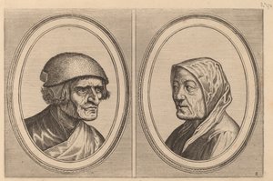 "Filite Goossen" ja "Prijne Lecker-tants" tekijältä Johannes and Lucas van Doetechum after Pieter Bruegel the Elder