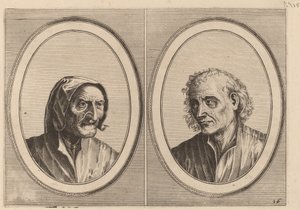 "Foockel Frons-muyl" ja "Pietje Hard-loop" tekijältä Johannes and Lucas van Doetechum after Pieter Bruegel the Elder