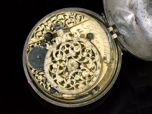 Verge kello. Haag, n. 1695 (metalli) (katso myös 259582-83) tekijältä Johannes van Ceulen
