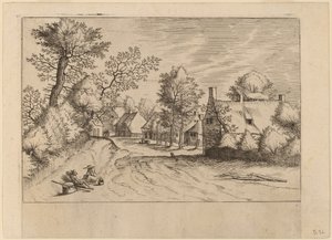 Kylätie tekijältä Johannes van Doetechum, the Elder and Lucas