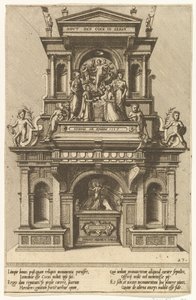 Cœnotaphiorum 27, 1563. Tekijät: Johannes van Doetecum I, Lucas van Doetecum. tekijältä Johannes and Lucas van Doetecum