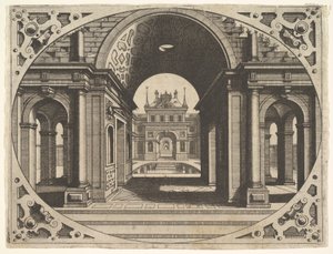 Varie Architecturen levy, n. 1560. tekijältä Johannes van Doetecum I
