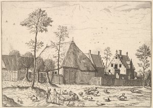 Aitta mökillä, Pienet maisemat, 1559-61.