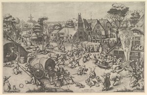 Pyhän Yrjön kermis, n. 1569, painettu 1601.