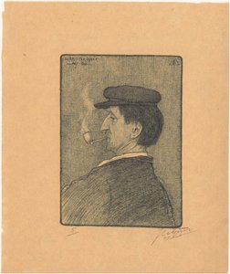 Gerrit ter Haarin muotokuva tekijältä Johannes van Gijn (signed by artist)