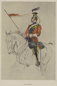 16th Lancer (väri litho) tekijältä John (after) Charlton