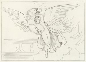 Danten unelma, Kiirastule, Canto 9 (kaiverrus) tekijältä John (after) Flaxman