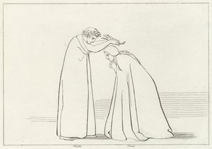 Nöyryytys, Kiirastuli, Kanto 1 (kaiverrus) tekijältä John (after) Flaxman