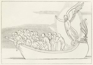 Siunaus, Kiirastus, laulu 2 (kaiverrus) tekijältä John (after) Flaxman