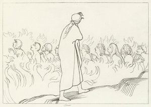 Lihallinen, Kiirastuli, Canto 25 (kaiverrus) tekijältä John (after) Flaxman
