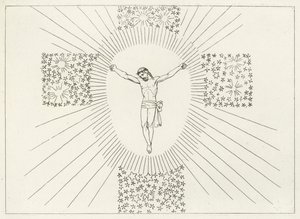 The Glorious Cross, Paradise, Canto 14 (kaiverrus) tekijältä John (after) Flaxman