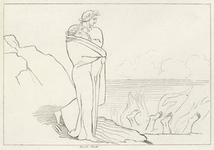 Simonynlahti, Inferno, Canto 19 (kaiverrus) tekijältä John (after) Flaxman